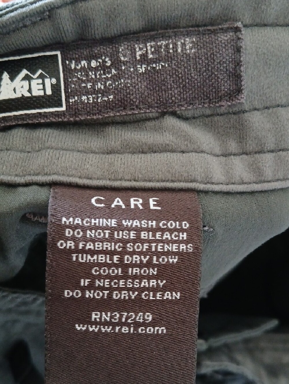 Rei Womens 6 P Olive Green Utility Cargo Hiking Pants - Picture 3 of 3